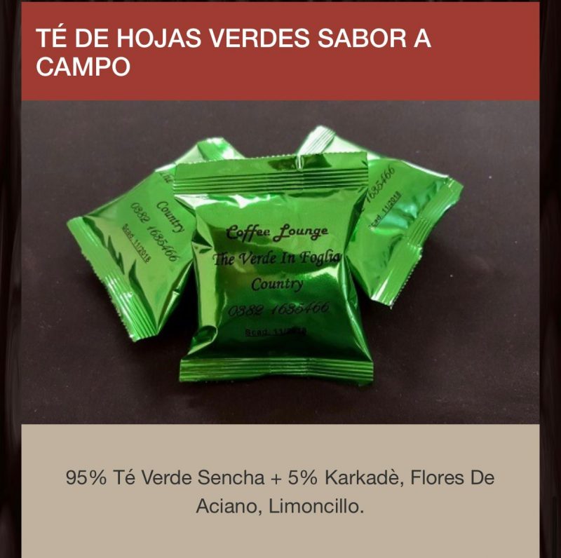 Capsulas Espresso Point Tè Verde Country 50 por caja envio desde Espana