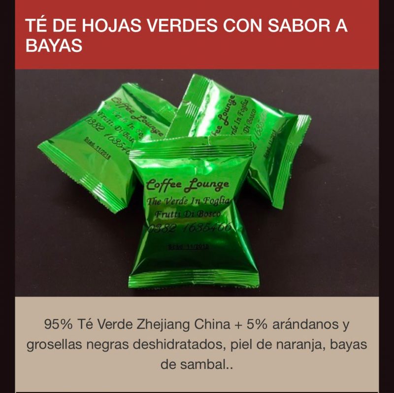 Capsulas Espresso Point Tè Verde Frutos Rojos 50 por caja envio desde Espana