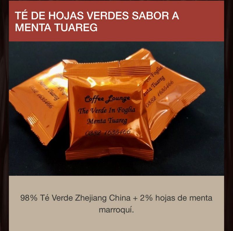Capsulas Espresso Point Tè Verde Menta Tuareg 50 por caja envio desde Espana