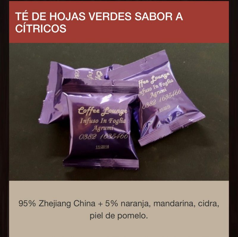 Capsulas Espresso Point Tè Verde Fruta Cítricas 50 por caja envio desde Espana