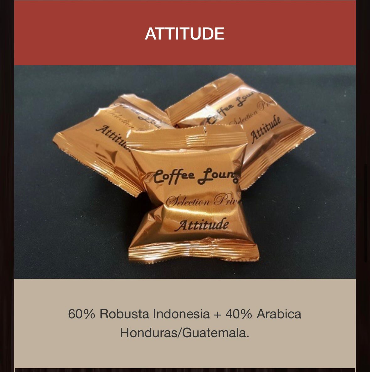 Capsulas Espresso point Attitude 100 por caja envio desde Espana