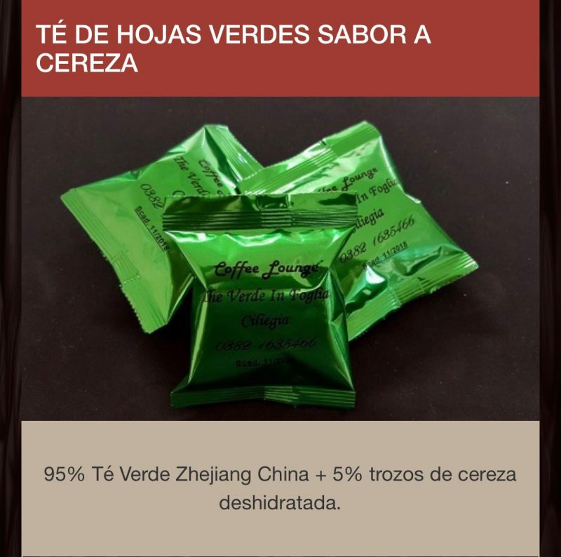 Capsulas Espresso Point Té Verde Cereza 50 por caja envio desde Espana