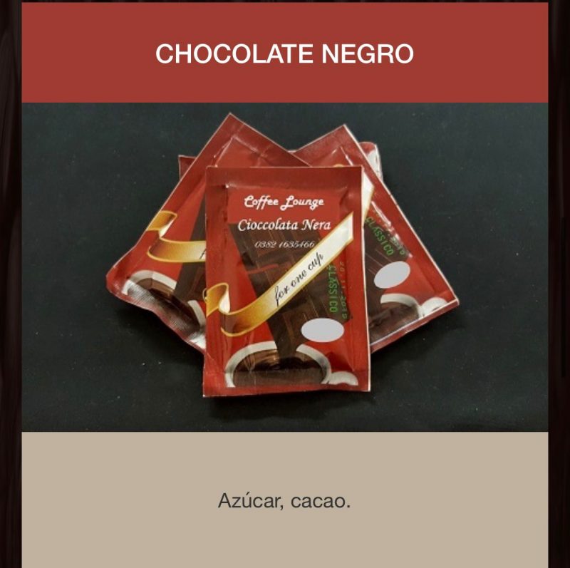 Chocolate Negro con Cápsula Leche 50 por caja envio desde Espana