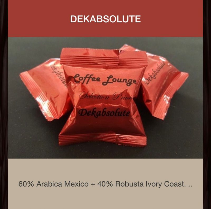 Capsulas Espresso Point Dekabsolute 50 por caja envio desde Espana