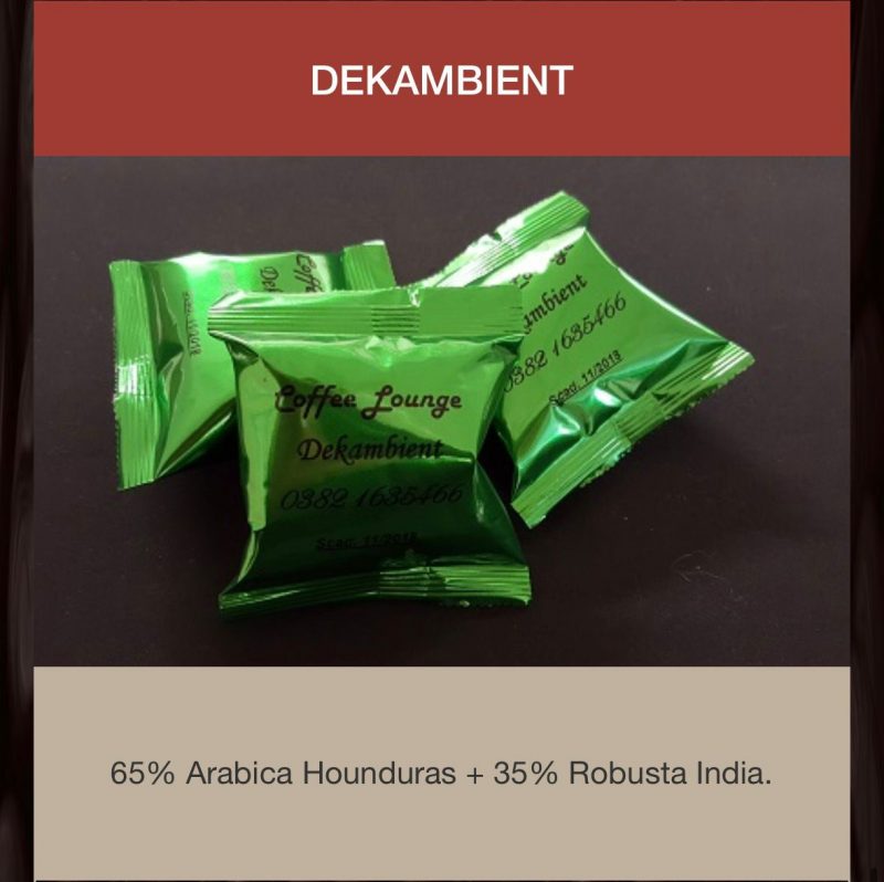 Capsulas Espresso point Dekambient 50 por caja envio desde Espana