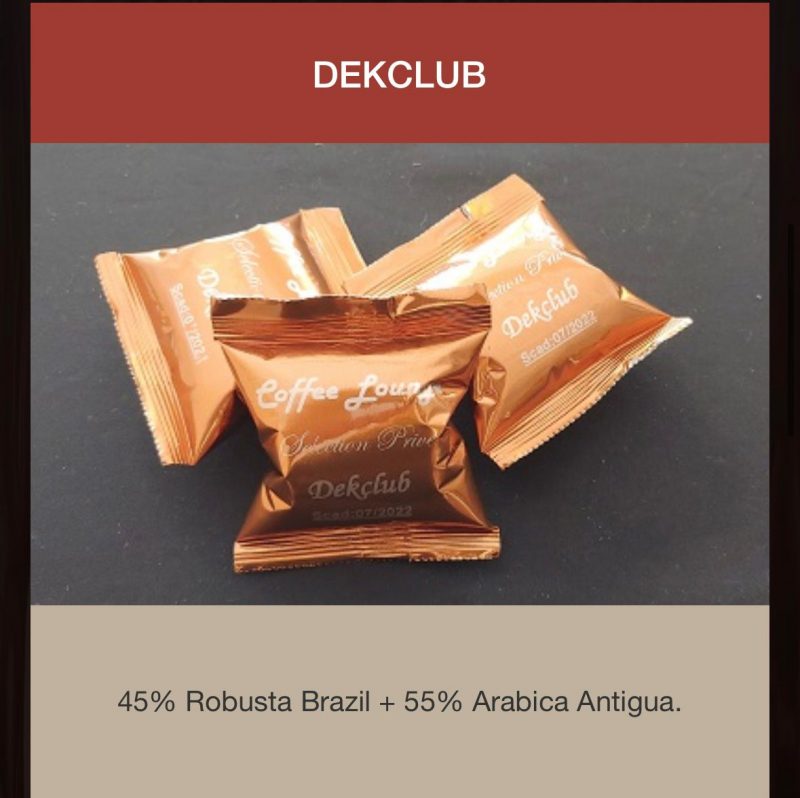 Capsulas Espresso Point Dekclub 100 por caja envio desde Espana