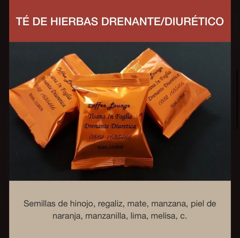 Capsulas Espresso Point Tè de Hierbas Drenante/Diurética 50 por caja envio desde Espana