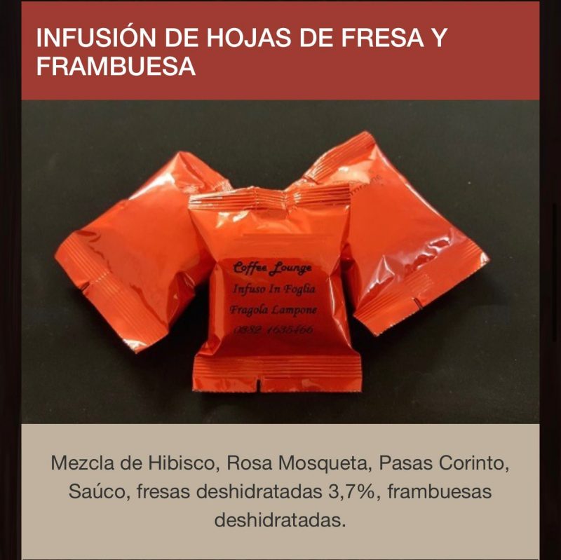 Capsulas Espresso Point Infusion Fresa y Frambuesa 50 por caja envio desde Espana