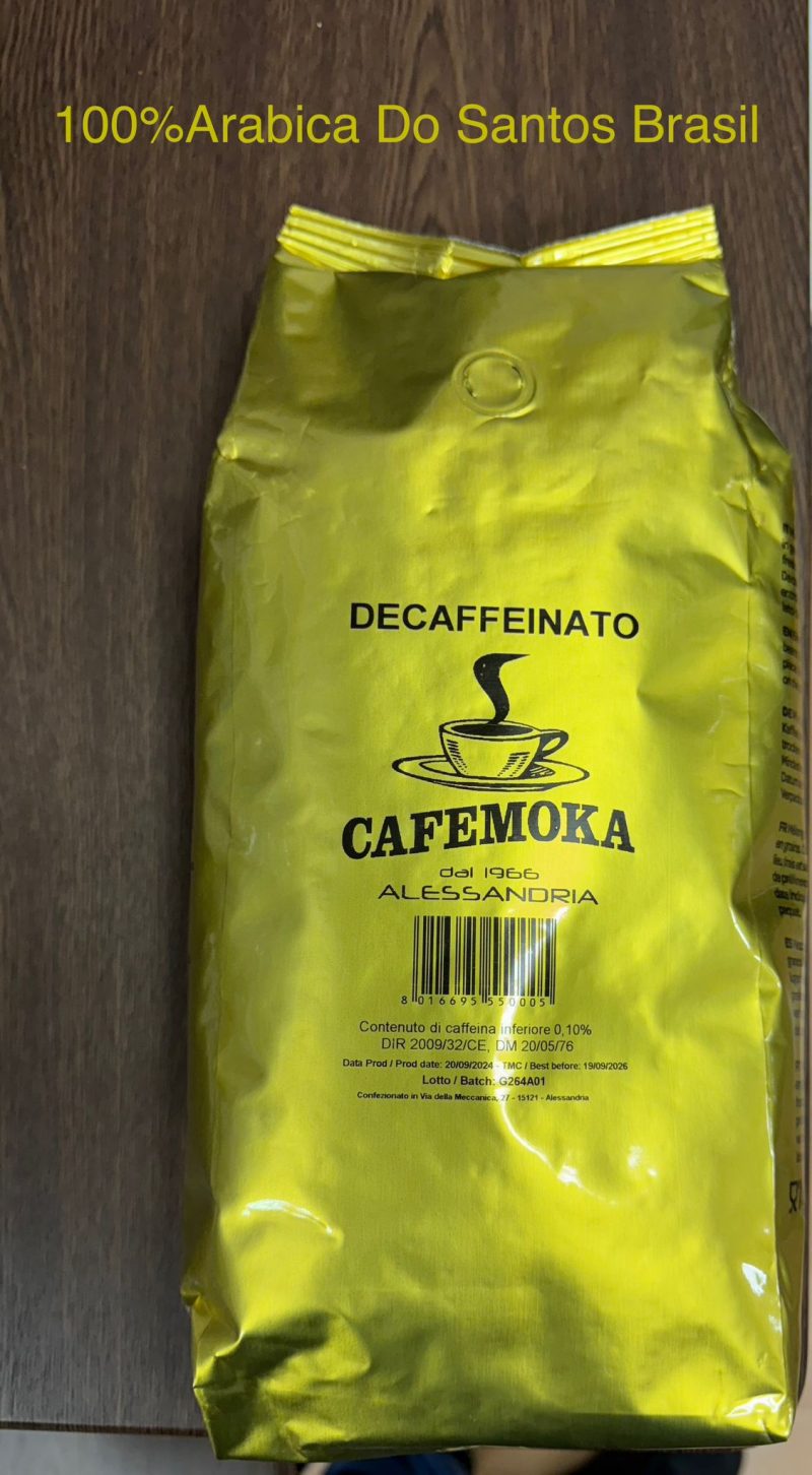 Café en Grano Descafeinado 1kg envio desde Espana