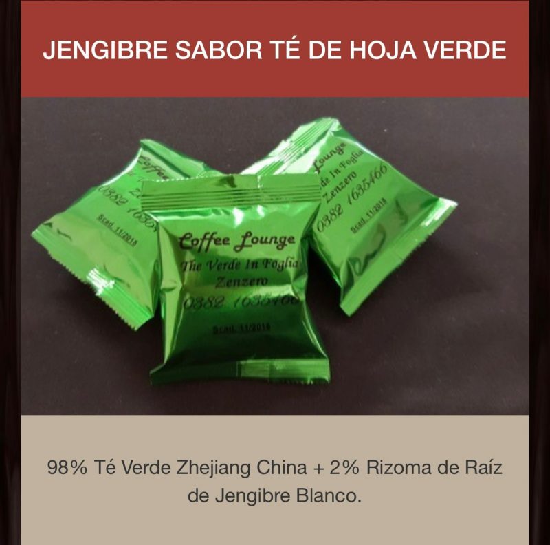 Capsulas Espresso Point Tè Verde Jengibre 50 por caja envio desde Espana