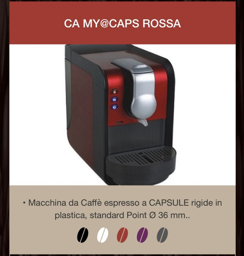 Pak 4 con màquina espresso point my Cup Roja envio desde Espana
