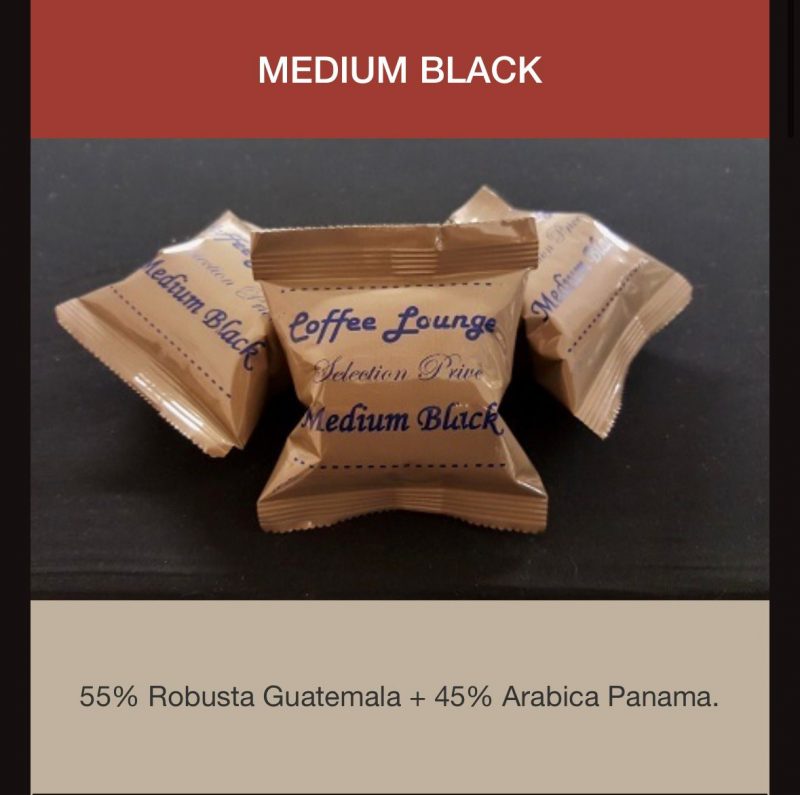 Cápsulas Espresso Point Medium Black 100 por caja envio desde Espana