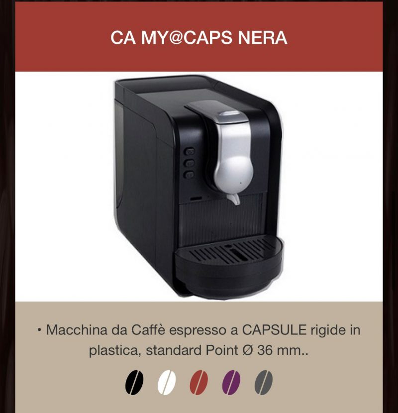 Pak 4 con màquina espresso point my cup negra envio desde Espana