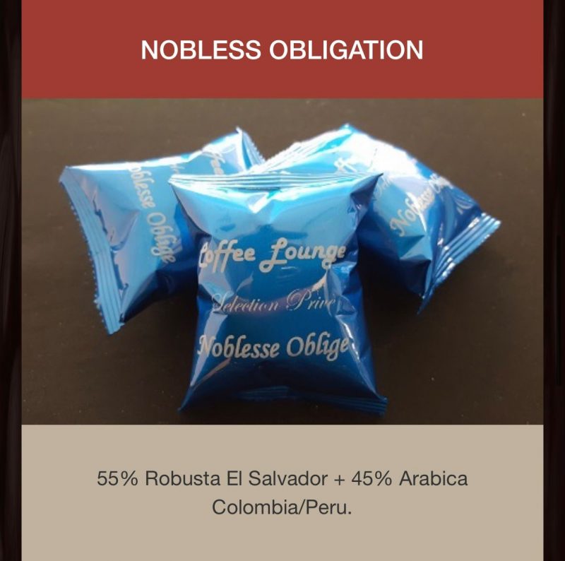 Capsulas Espresso Point Noblesse Oblige 100 por caja envio desde Espana