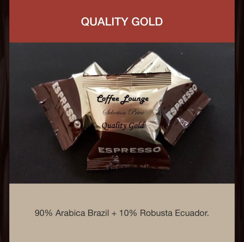 Capsulas Espresso Point Quality Gold 100 por caja envio desde Espana