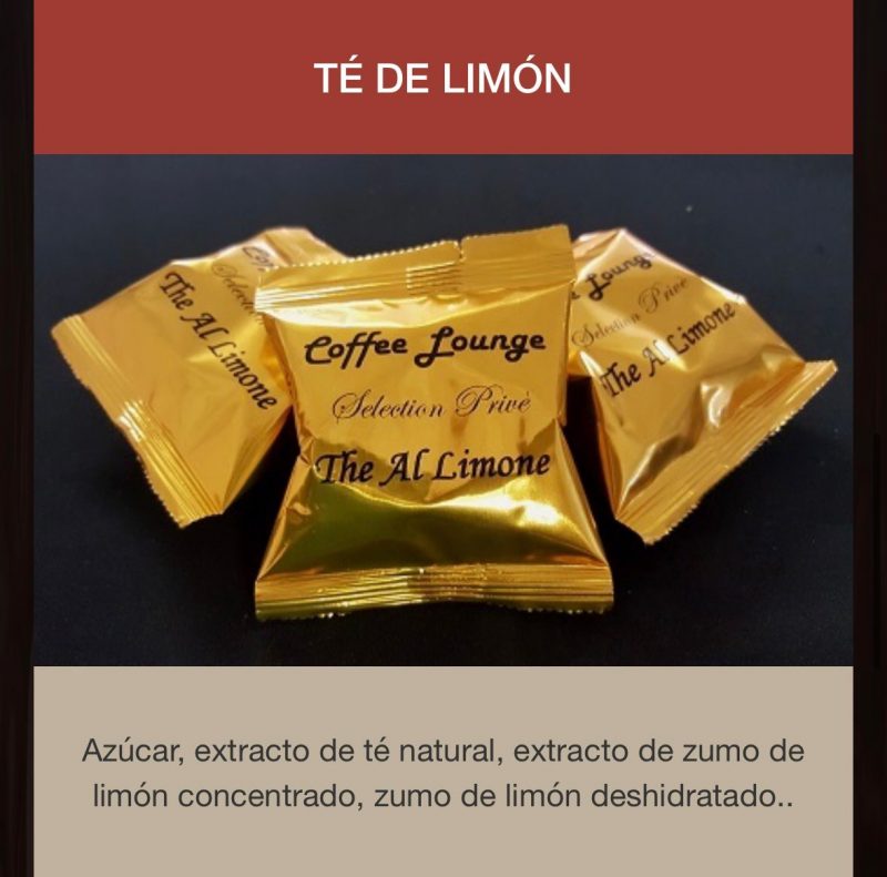 Capsulas Espresso Point Te al Limon 50 por caja envio desde Espana