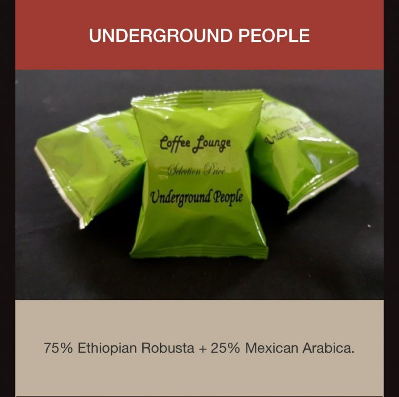 Capsulas Espresso Point Underground People 100 por caja envio desde Espana