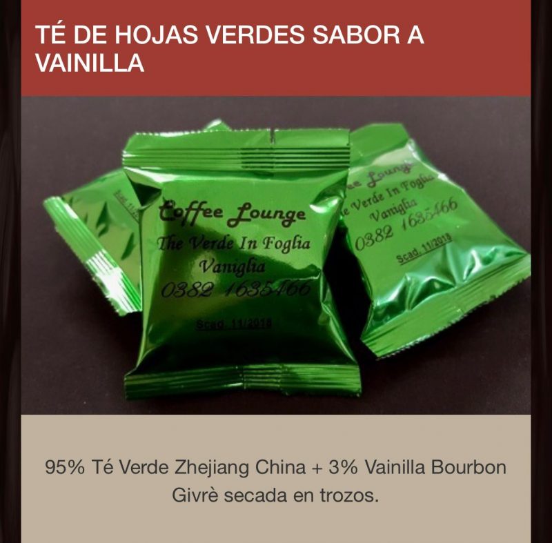 Capsulas Espresso Point Tè Verde Vanilla 50 por caja envio desde Espana