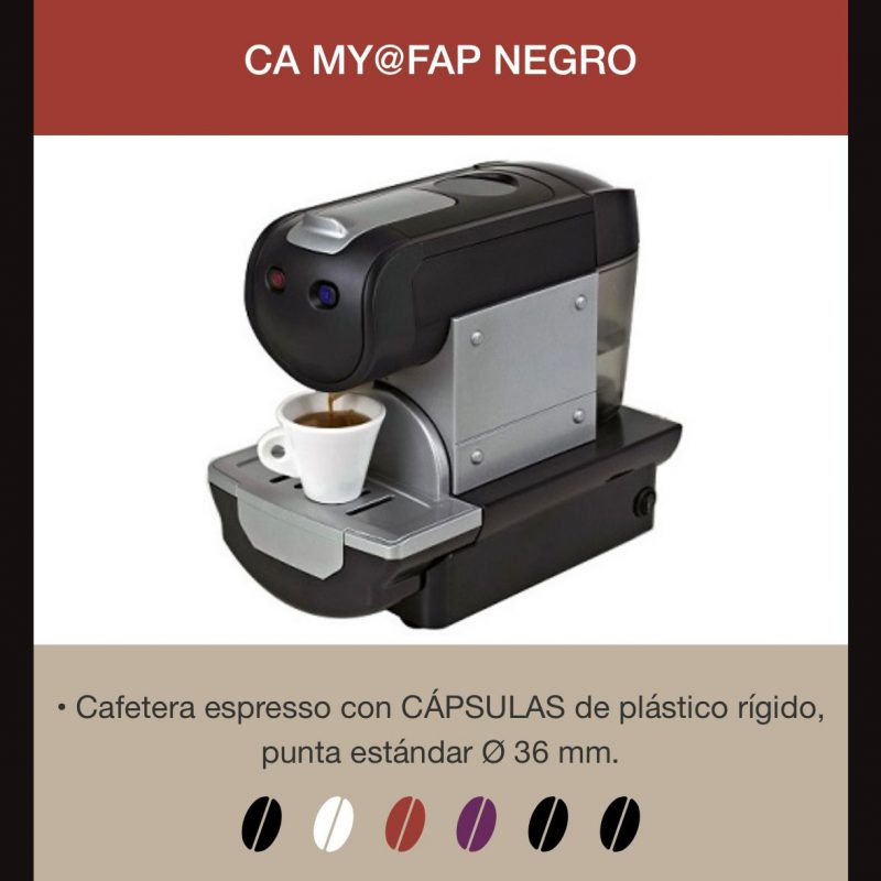 Pak 2 con màquina espresso point my fap negra envio desde Espana